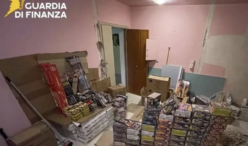 Sequestrata una tonnellata di fuochi d’artificio illegali nel Cosentino