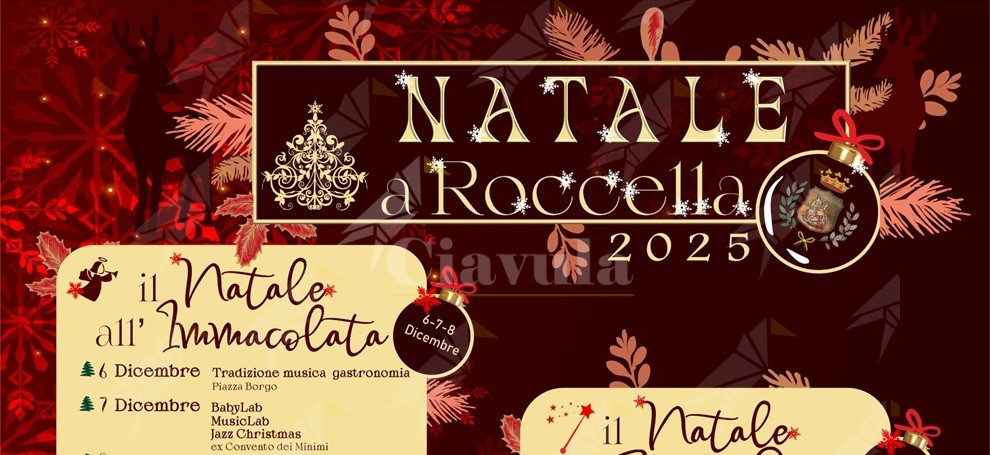 In arrivo “Natale a Roccella 2025”. Il calendario degli eventi