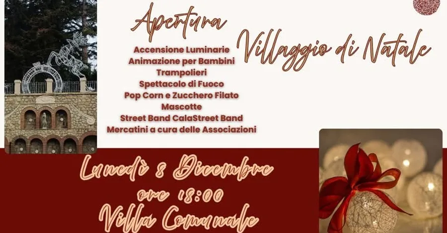 Il contributo speciale del progetto SAI di Cinquefrondi alla realizzazione del Villaggio di Natale