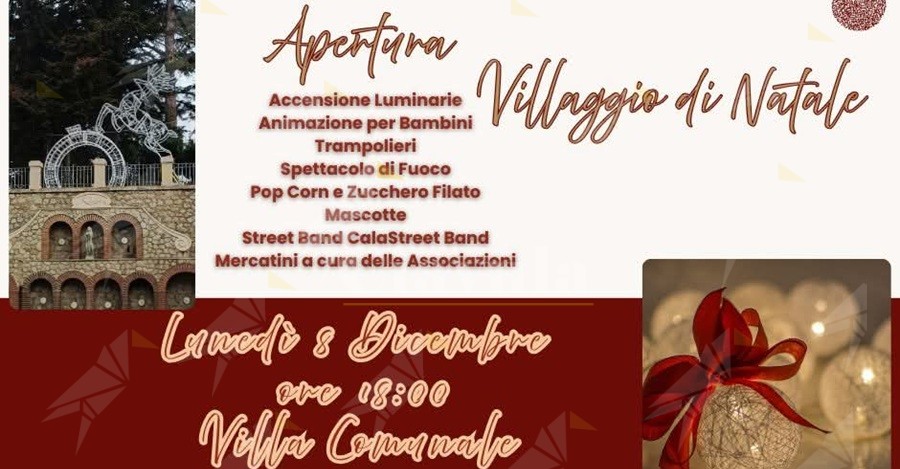 Il contributo speciale del progetto SAI di Cinquefrondi alla realizzazione del Villaggio di Natale