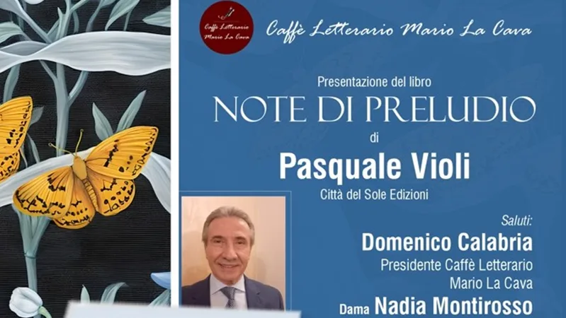 A Bovalino la presentazione del libro “Note di Preludio” di Pasquale Violi
