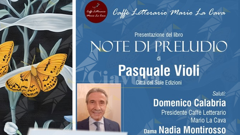 A Bovalino la presentazione del libro “Note di Preludio” di Pasquale Violi