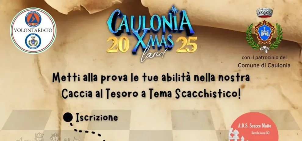 A Caulonia arriva la Caccia al Tesoro a tema scacchistico