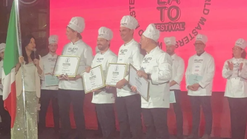Il calabrese Salvatore Ravese vince la finale italiana del “Gelato Festival World Masters”