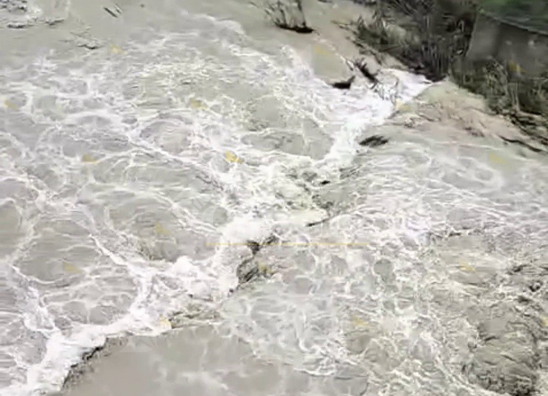 Maltempo Caulonia, l’imponenza del torrente Allaro a Batigiala – VIDEO