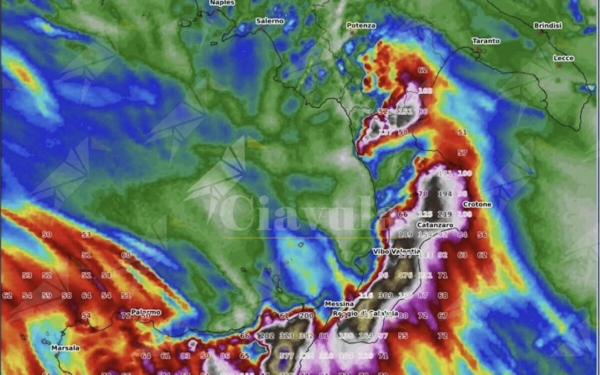 Sulla Calabria Ionica in arrivo raffiche di vento fino a 90 km/h