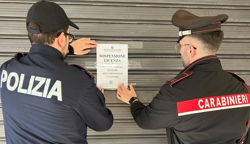 Locale frequentato da pregiudicati, sospesa la licenza di un bar a Botricello