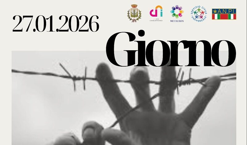 Cinquefrondi ricorda la Shoah, le iniziative del Comune per la Giornata della Memoria