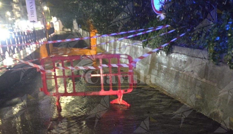 Chiuso il sottopasso di Caulonia Marina