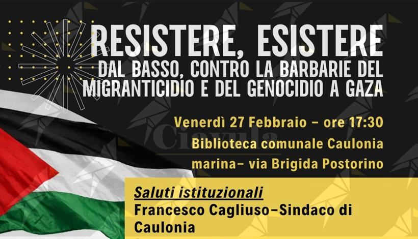 Carovana per una Calabria aperta e solidale fa tappa a Caulonia: domani l’incontro in Biblioteca