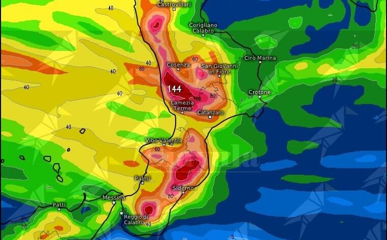 Ciclone Ulrike/Nils: raffiche fino a 140 km/h e onde fino a 6 metri