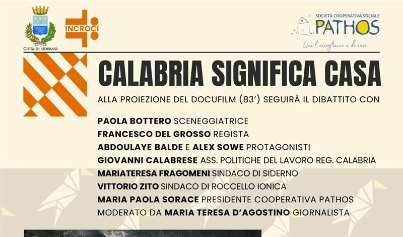 Calabria significa casa: il docufilm sull’accoglienza “Nyumba” arriva nella Locride Calabria significa casa: il docufilm sull’accoglienza “Nyumba” arriva nella Locride