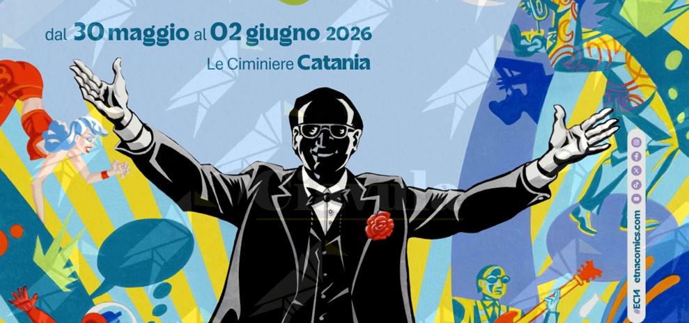 Etna Comics dedica a Pippo Baudo il manifesto della 14esima edizione
