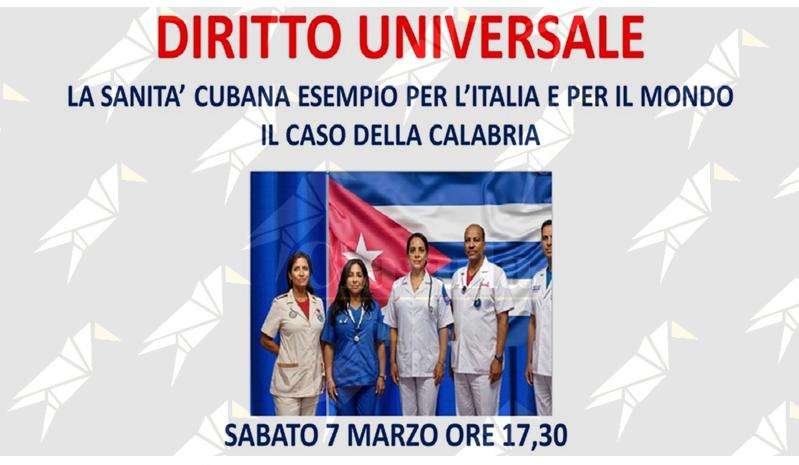 Medici cubani in Calabria: solidarietà internazionale contro pressioni e tagli alla sanità Medici cubani in Calabria: solidarietà internazionale contro pressioni e tagli alla sanità