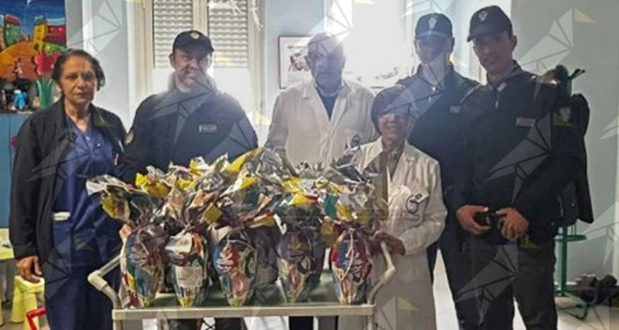 La Polizia di Stato dona uova di Pasqua ai piccoli pazienti ricoverati all’ospedale “Pugliese-Ciaccio” di Catanzaro