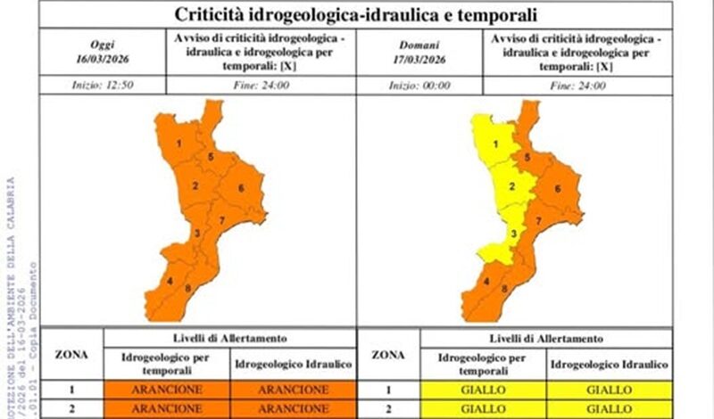Maltempo, il Comune di Caulonia: “Prestare la massima attenzione ed evitare l’attraversamento dei sottopassi” Maltempo, il Comune di Caulonia: “Prestare la massima attenzione ed evitare l’attraversamento dei sottopassi”