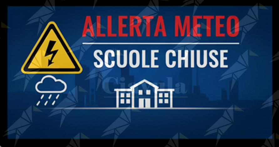 Scuole chiuse anche a Stignano per l’allerta meteo