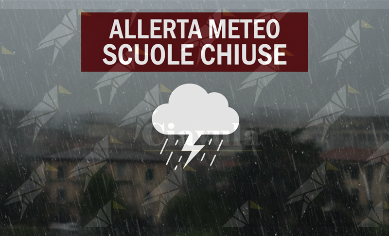 Allerta arancione in Calabria: scuole chiuse in diversi Comuni Allerta arancione in Calabria: scuole chiuse in diversi Comuni
