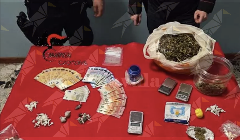 Blitz dei carabinieri nel Crotonese: sequestrate cocaina e hashish, un arresto