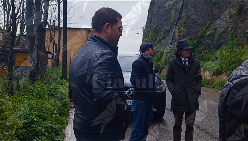 Sopralluogo della Città Metropolitana di Reggio Calabria a Caulonia centro, zona Tarantino