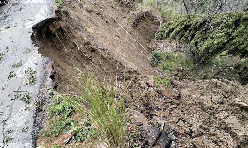 Frana a Santa Domenica di Placanica Frana a Santa Domenica di Placanica