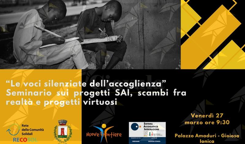 A Gioiosa Ionica un convegno sulle voci silenziate dell’accoglienza A Gioiosa Ionica un convegno sulle voci silenziate dell’accoglienza