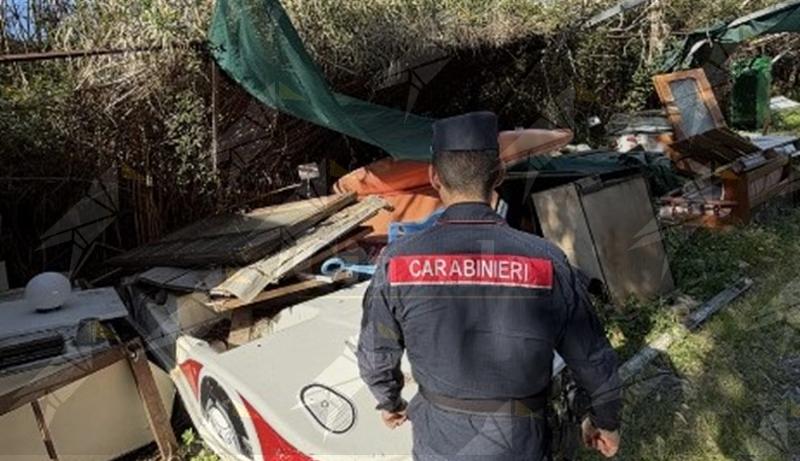 Sequestrata una discarica abusiva di 4mila mq nel Cosentino