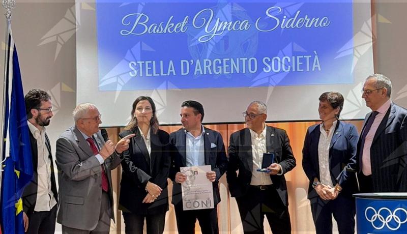 Siderno, la YMCA festeggia la Stella d’Argento del CONI