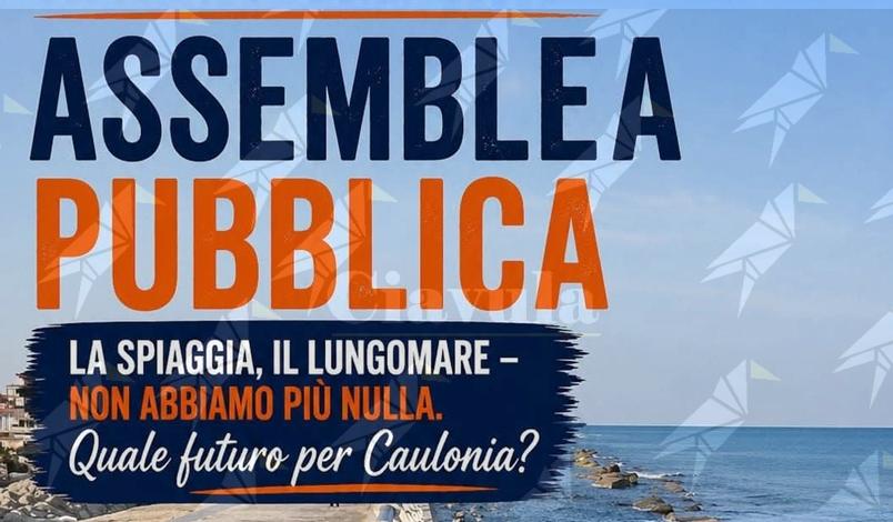 RinnoviAmo Caulonia organizza un’ assemblea pubblica per il lungomare insieme ai comitati Pro Spiaggia e Mare Nostrum