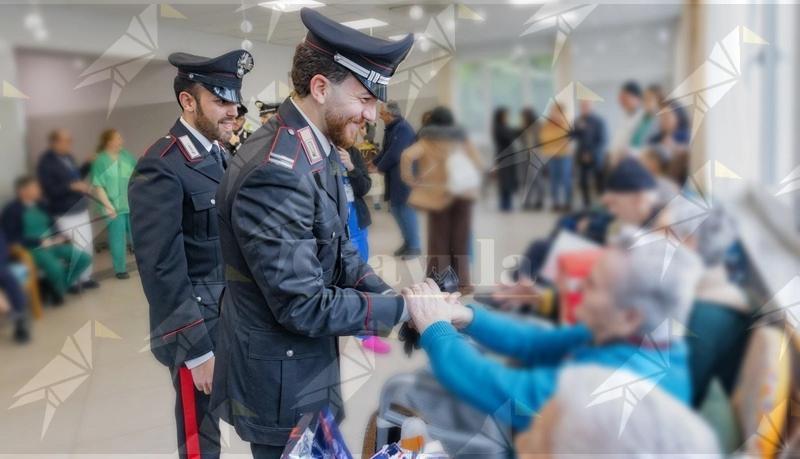 I carabinieri in visita alla Rsa di Oppido Mamertina tra emozione e condivisione