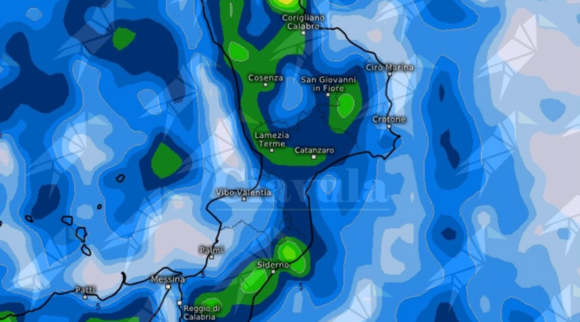 Il ciclone Ulla si sposta verso Sud: previste piogge e calo delle temperature Il ciclone Ulla si sposta verso Sud: previste piogge e calo delle temperature