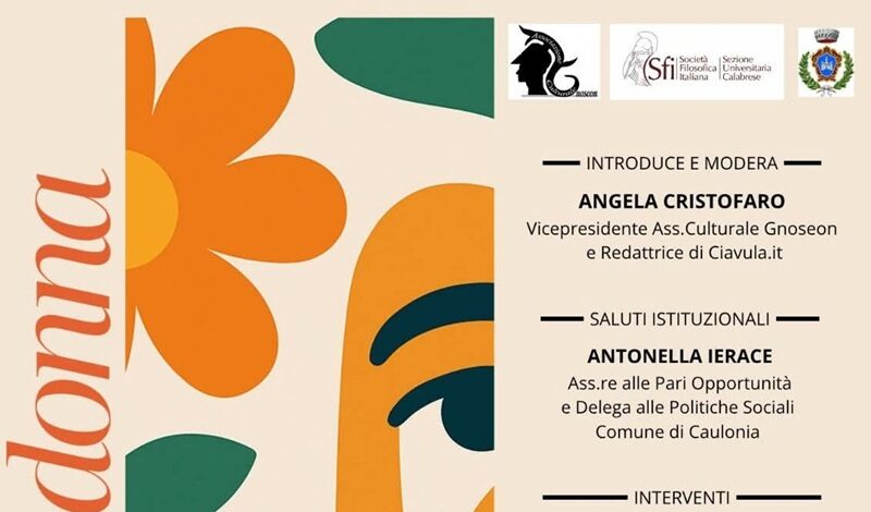 “Filosofia è donna”: a Caulonia Marina un evento dedicato al pensiero femminile