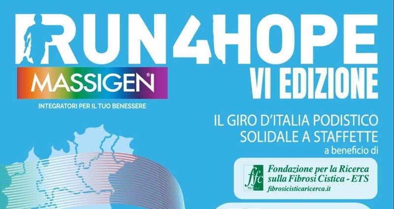 Run4Hope 2026, la staffetta solidale per la ricerca sulla Fibrosi cistica fa tappa a Caulonia