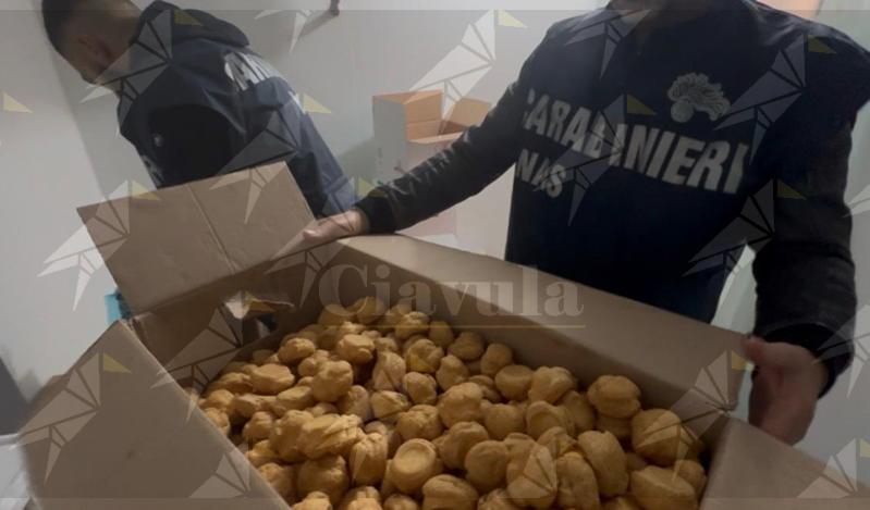 Controlli a tappeto sulla costa Jonica. Sequestrati 419 kg di alimenti non tracciati in un panificio