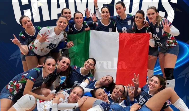 Federica Fronterrè, della Digem Volley Marina di Gioiosa è campionessa del mondo Federica Fronterrè, della Digem Volley Marina di Gioiosa è campionessa del mondo