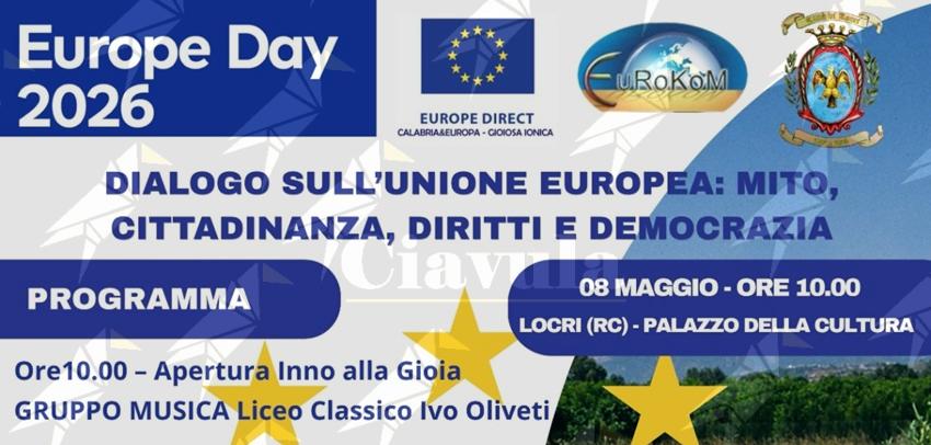 A Locri l’evento “Le radici dell’Europa: dal mito ai valori dell’Unione europea” con il Prof. Matteo Saudino