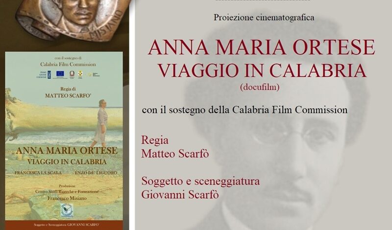Roccella Ionica celebra la scrittrice Anna Maria Ortese con il docufilm sul suo viaggio in Calabria Roccella Ionica celebra la scrittrice Anna Maria Ortese con il docufilm sul suo viaggio in Calabria