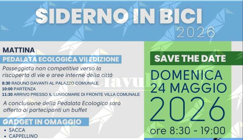 “Siderno in Bici” recupera il 24 maggio dopo il rinvio per maltempo