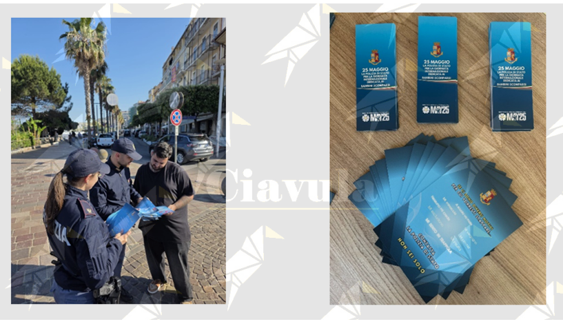 Giornata internazionale dei minori scomparsi, l’attività di sensibilizzazione della Polizia di Crotone Giornata internazionale dei minori scomparsi, l’attività di sensibilizzazione della Polizia di Crotone
