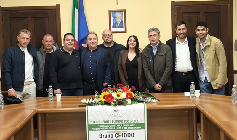 Elezioni a Pazzano, presentata la lista “Pazzano Radici Future” con Bruno Chiodo candidato a Sindaco