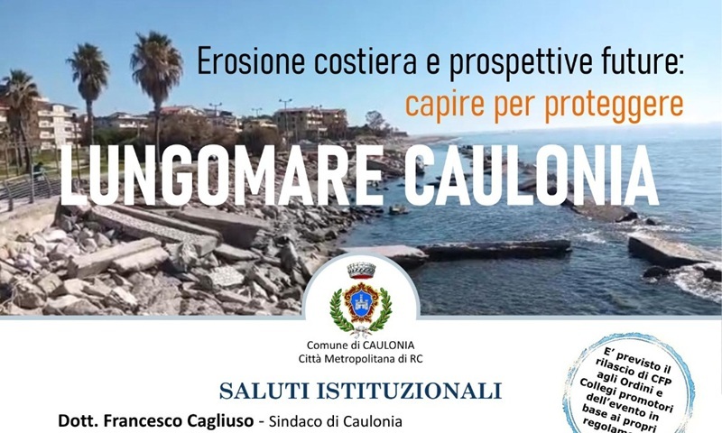 Caulonia, convegno sull’erosione costiera: l’amministrazione apre il confronto con tecnici e cittadini Caulonia, convegno sull’erosione costiera: l’amministrazione apre il confronto con tecnici e cittadini
