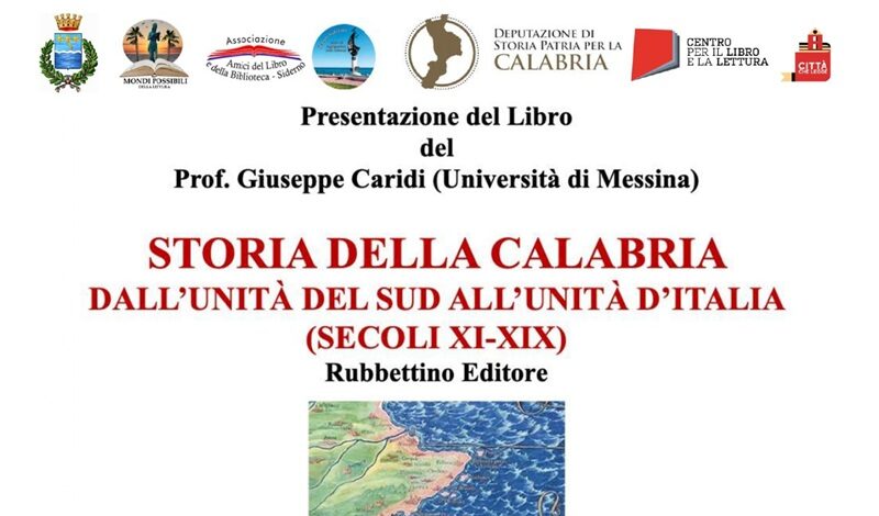 A Siderno la presentazione del saggio storico “Storia della Calabria. Dall’unità del Sud all’unità d’Italia (secoli XI-XIX)”