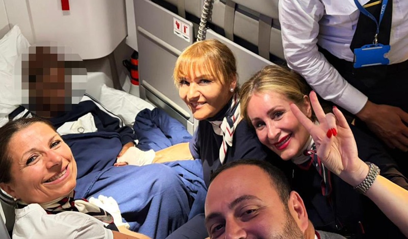 Donna partorisce sul volo Ita Airways Dakar-Roma: madre e neonato in buone condizioni