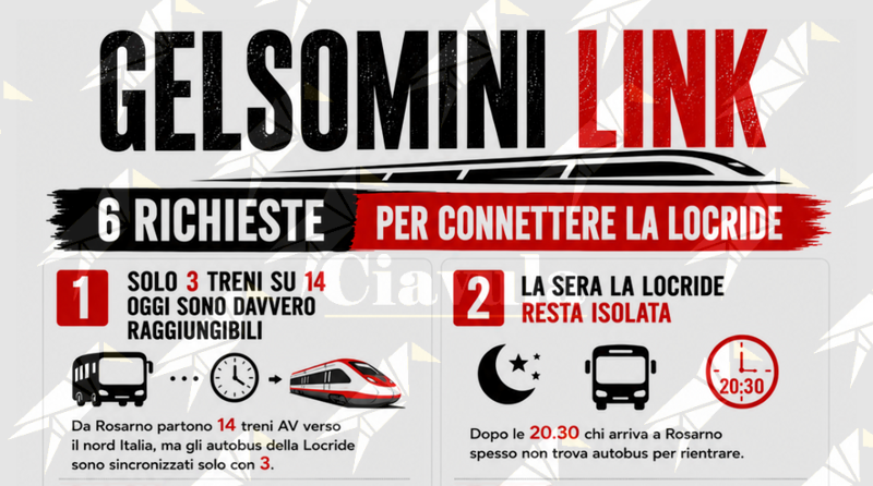 Walter Cavallaro invita i cittadini della Locride a firmare per il progetto Gelsomini Link