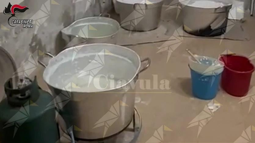 Maxi operazione antidroga a Roma: scoperto anche laboratorio di raffineria in Calabria