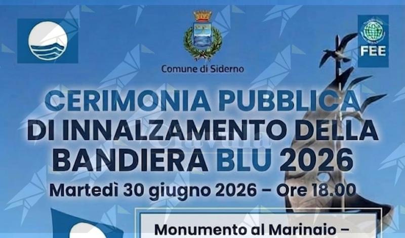 A Siderno la cerimonia di innalzamento della Bandiera Blu A Siderno la cerimonia di innalzamento della Bandiera Blu