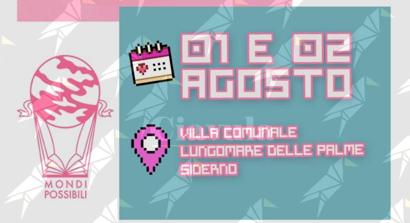 Torna a Siderno “Mondi Possibili”: ad agosto la quarta edizione del Festival del Libro e del Fumetto