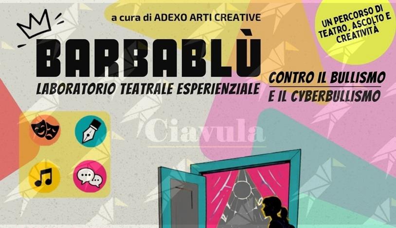 Entra nel vivo a Reggio Calabria il laboratorio teatrale esperienziale “Barbablù” dedicato al contrasto del bullismo e del cyberbullismo Entra nel vivo a Reggio Calabria il laboratorio teatrale esperienziale “Barbablù” dedicato al contrasto del bullismo e del cyberbullismo