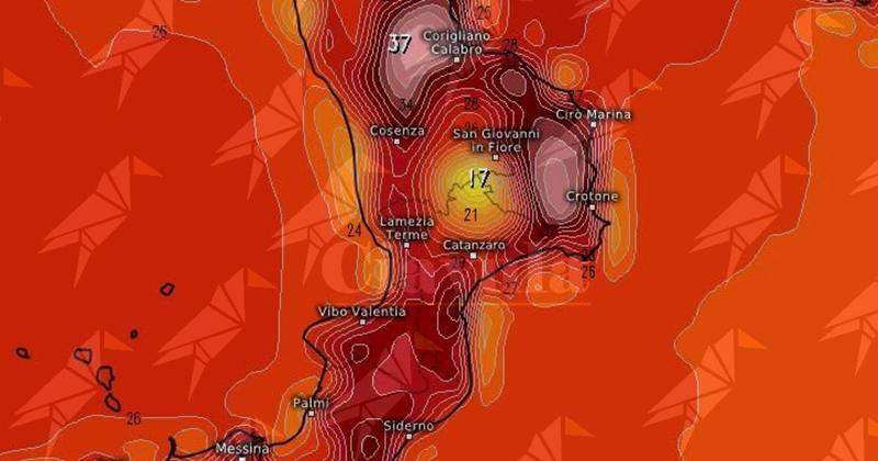 Temperature in aumento nel weekend, in Calabria previsti anche 36-38°C nelle aree interne