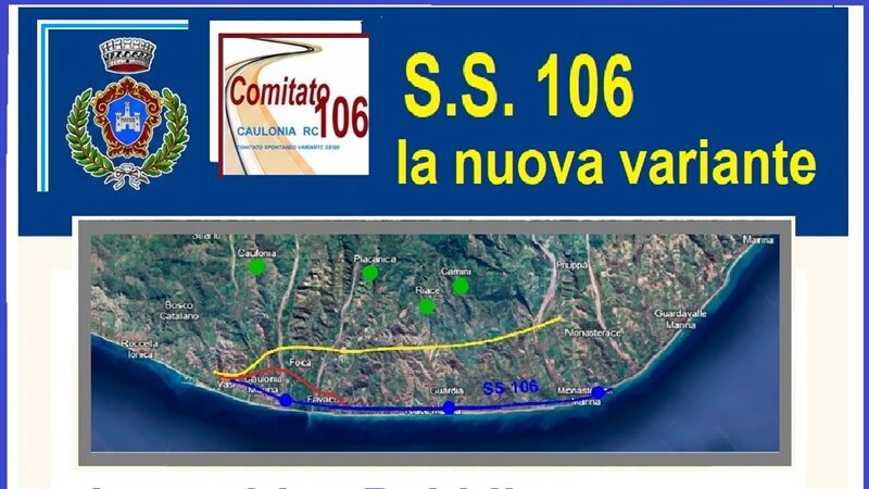 Caulonia, il punto sulla nuova SS106: giovedì il confronto aperto con i cittadini Caulonia, il punto sulla nuova SS106: giovedì il confronto aperto con i cittadini